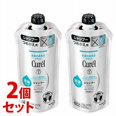 《セット販売》　花王 キュレル シャンプー つめかえ用 (340mL)×2個セット 詰め替え用 curel　医薬部外品