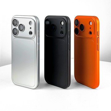 蘋果17手機殼銀色秒變大視窗iphone17promax磨砂新款16pro帶鏡頭膜15防摔14全包高級感13網紅17pm