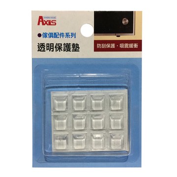 透明型保護墊-凸方12x12mm-12入