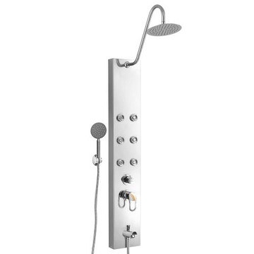 【Aberdeen】SC206B不鏽鋼淋浴柱150cm(有下出水口)