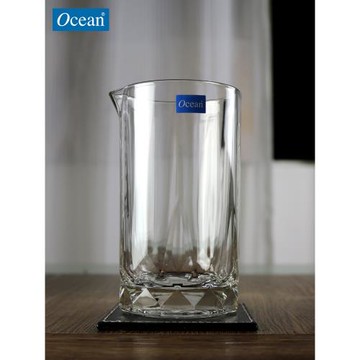 進口無鉛玻璃鉆石底加厚調酒杯攪拌杯mixinggiss酒吧日式雞尾酒杯