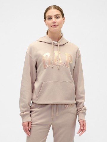 女裝 Logo刺繡帽T-粉色