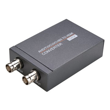 【易控王】AHD/TVI/CVI/CVBS轉HDMI 1080P 支援環出 監控系統訊號轉換 (50-525)