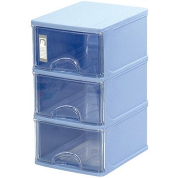 JUSKU 佳斯捷 NO.8511 中中三層收藏盒/收納盒 13.1x16.8x24.2cm