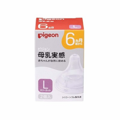 母乳実感 乳首 6ヵ月～/Lサイズ 2個入（リニューアル品）