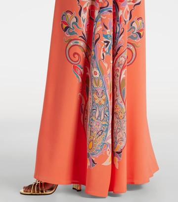 Etro Paisley silk maxi skirt