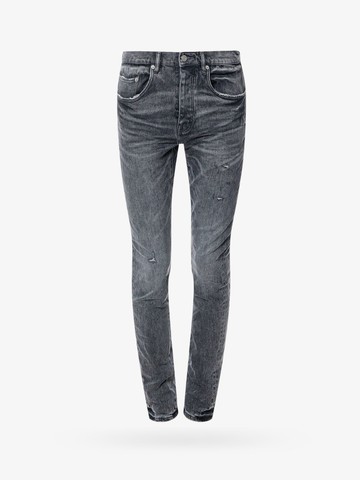 Cotton jeans with back logo patch - PURPLE BRAND - gender_Man