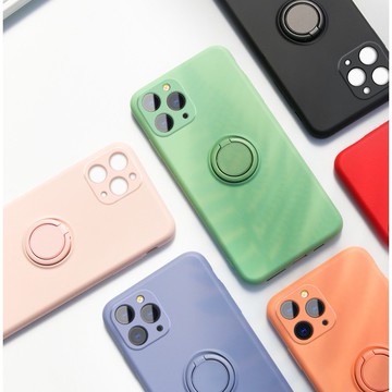 液態矽膠殼 iPhone14手機殼 磁吸指環 掛繩 適用於 13 i12 11 Xs Max XR 7 8P 支架防摔殼
