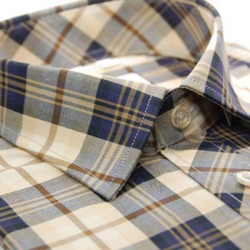 金安德森 經典大格紋限量窄版短袖襯衫