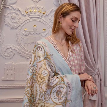 法國Atelier Choux Paris 星象包巾-藍