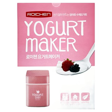 ROICHEN 免插電優格機 900ml  粉紅色  1個