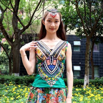 夏季泰國亮片吊帶上衣背心性感百搭短款高腰露臍釘珠尼泊爾修身