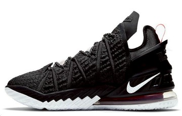 LEBRON 18 BLACK UNIVERSITY RED