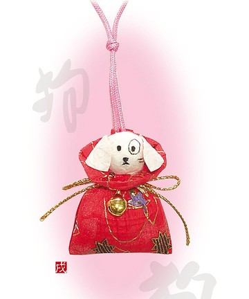 紙藝 十二生肖福袋 日本和紙 DIY材料包 狗 J-5 011