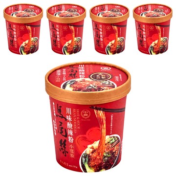 中農粉絲 馬尾絲 川味酸辣粉  5個  131g
