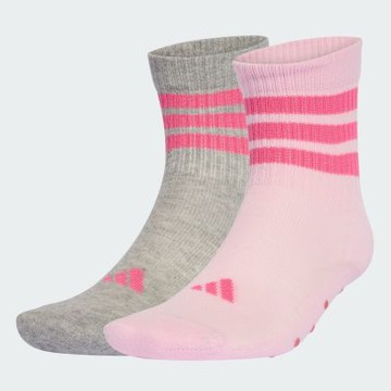 【adidas 愛迪達】 中筒襪 2 雙入 童襪 JW9794