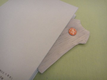 手感書籤 - 白洋裝