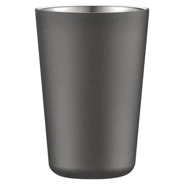 Peacock 日本孔雀 不鏽鋼真空斷熱 燒酎酒杯 650ml  磨砂黑  1個