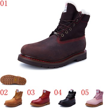 pathfinder口49830口冬季潮流保暖雪地靴PF情侶款真皮戶外休閒大頭工裝靴JHS杰恆社