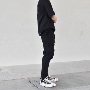 『GOAT』韓國 彈性素色 九分褲 上寬下窄修身版型 神褲 三色齊發