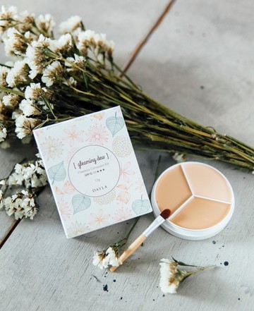 精靈美肌三色遮瑕膏 (12g) 2色附刷 無香料無動物實驗-長效持妝