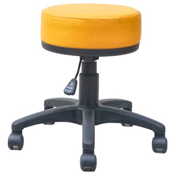 台灣製造 辦公圓椅 CC-02  橘色  47~57 x 35 x 35cm