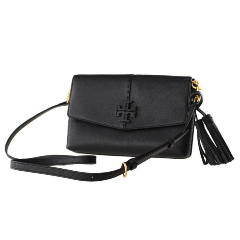 トリーバーチ ショルダーバッグ・ポシェット 2WAY TORY BURCH 64456 ブラック系 タッセル チェーン バッグ・カバン レディース  通販 LINEポイント最大%GET | LINEショッピング