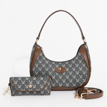 【官網獨家】PLAYBOY - 手提包  Evara系列 - 藍色/552-5203-50-6