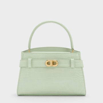 Aubrielle 鱷魚紋手提包