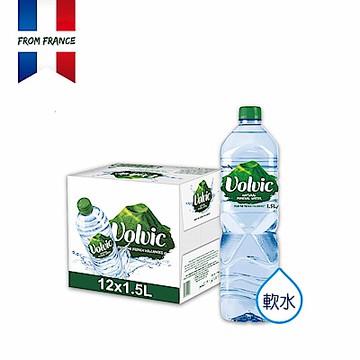 法國 富維克Volvic 礦泉水1500mlx12入(官方直營賣場)