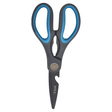 Tefal 特福 廚房剪刀  80 x 13mm  黑色 + 藍色  1支