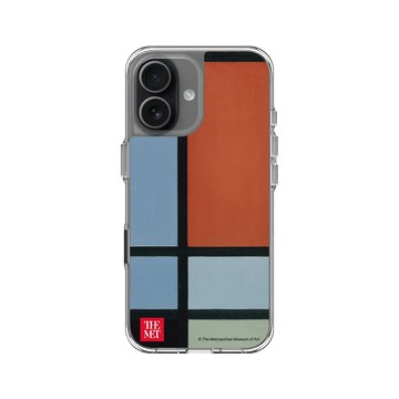 iPhone 17 Clear Case（相機按鈕） 透明 - The MET - 蒙德里安《構成》