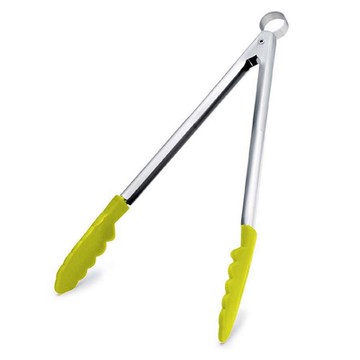 《CUISIPRO》輕鬆夾餐夾-綠29cm-- 料理夾 分菜夾 食品夾