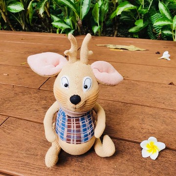 【幸運紫娃】長得像袋鼠的小馴鹿 | 襪子娃娃 聖誕禮物