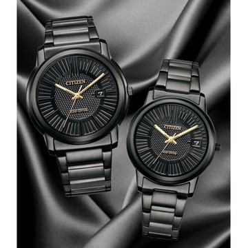 CITIZEN 星辰 光動能情侶手錶 對錶 周年慶好禮 送禮首選 AW1217-83E+FE6017-85E