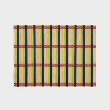 荷蘭 &Klevering 竹製桌墊 綠 / 黃