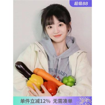 大奉打更人田曦薇同款灰色衛衣秋冬女2025年新款周雨彤外套上衣服