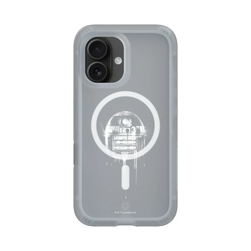 iPhone 16 AirX 流變灰 - 迪士尼-星際大戰 Star Wars - R2D2-噴漆白