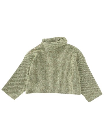 ganni sweater with side button closure
