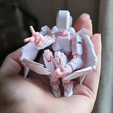 🔥臺灣出貨🔥八翼Dummy倖運13審判天使係列人偶高達關節可動拚裝生日禮物擺件