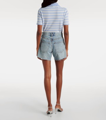 Veronica Beard High-rise denim shorts