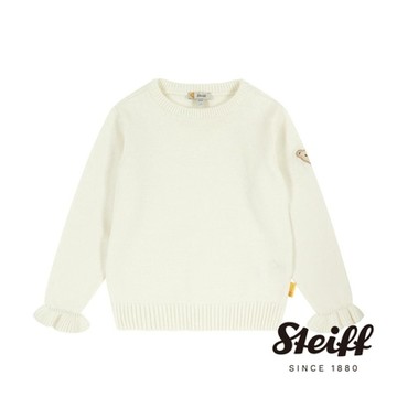 STEIFF熊頭童裝 花邊袖口 長袖針織衫 上衣 1.5-8歲