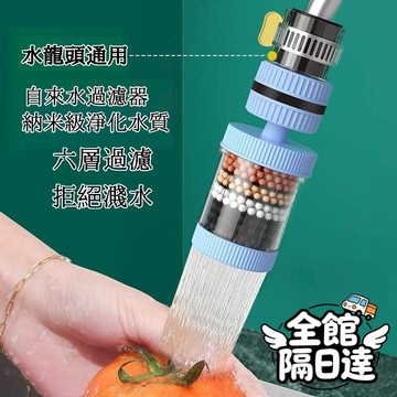 現貨+隔日達🏵️寶兒購物🏵️ 360°萬能接口 濾水器濾芯 通用凈水器 淨水器 可拆洗水龍頭過濾器 家用自來水防濺花灑