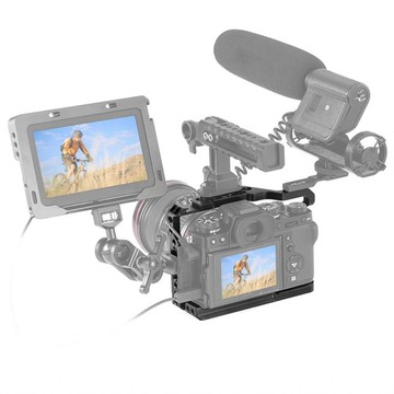 攝像機籠鋁合金攝像機籠CNC精確加工冷鞋接口fuji XT3