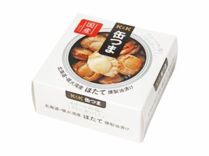  缶つま 北海道・噴火湾産 ほたて燻製油漬け 55g ｘ6個_2セット