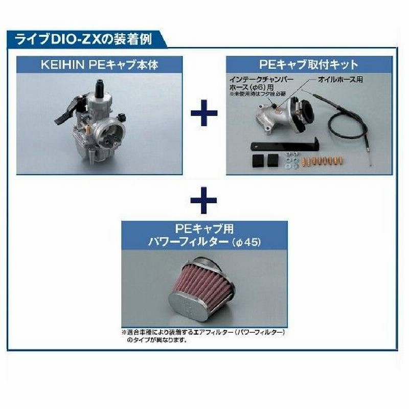 12000円でお譲り下さいデイトナPE24キャブレターと武川パワー 