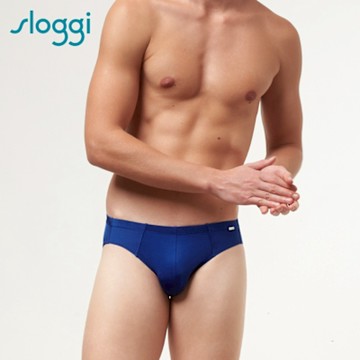 sloggi MEN COOL STRIPY極尚涼感系列三角褲 M-XL 藍寶石