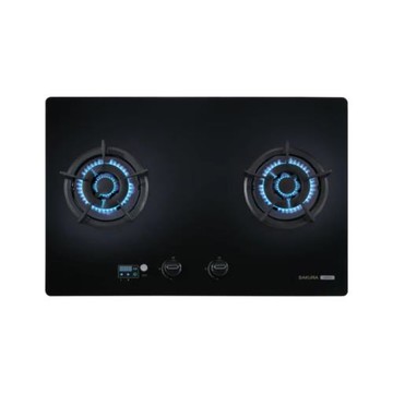 (全省安裝)(送5%購物金)櫻花二口大面板易清檯面爐G2627G瓦斯爐桶裝瓦斯G-2627GBL