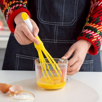 多功能打蛋器旋轉式半自動攪拌器手持打蛋器家用廚房攪蛋烘焙工具