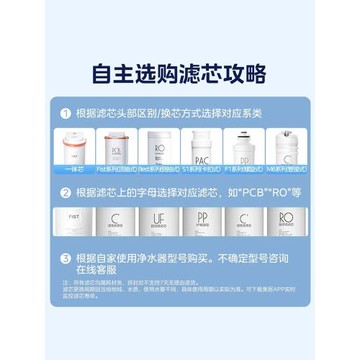 【美的凈水器濾芯】F1濾芯PP/RO膜【0阻垢劑】M400大智201-4官方